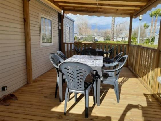 Mobil-Home Oliviers 1 Valras-Plage Exteriör bild