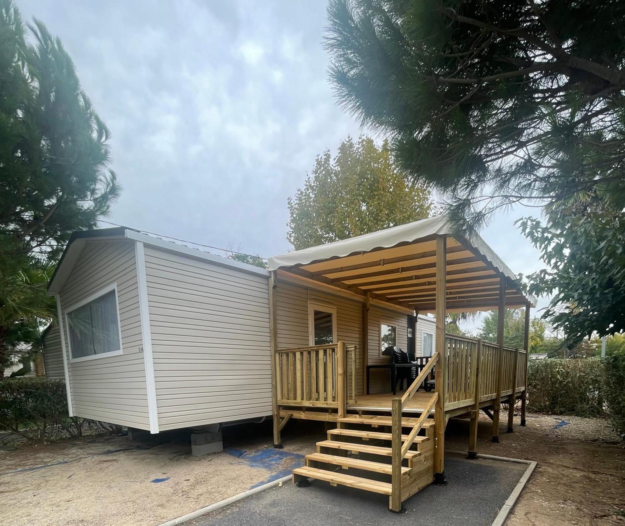 Mobil-Home Oliviers 1 Valras-Plage Exteriör bild